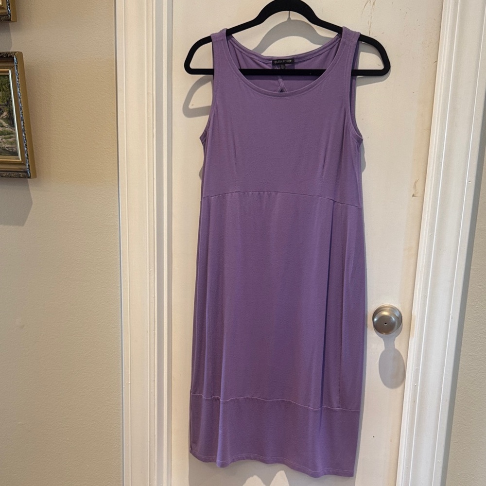 Eileen Fisher Purple Sleeveless Dress